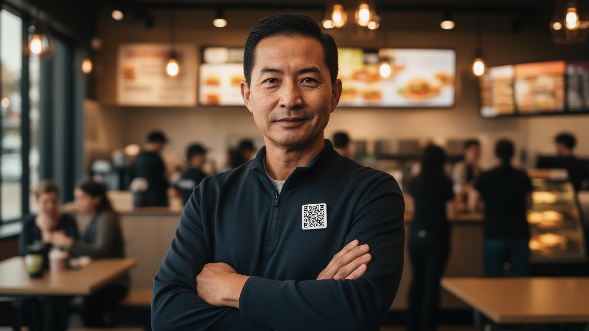 Franchise owner reviewing tip analytics across multiple locations on a laptop