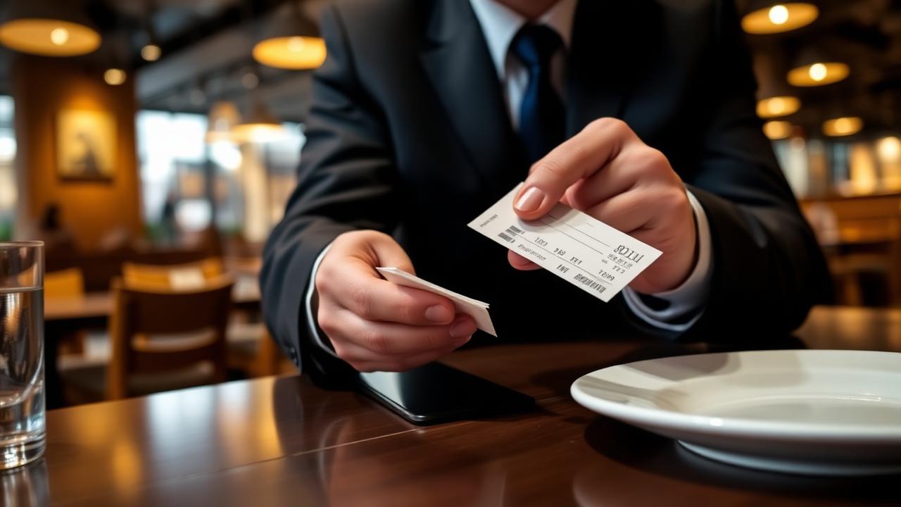 Smartphone screen showing a digital tip page with multiple payment app options in a modern restaurant setting